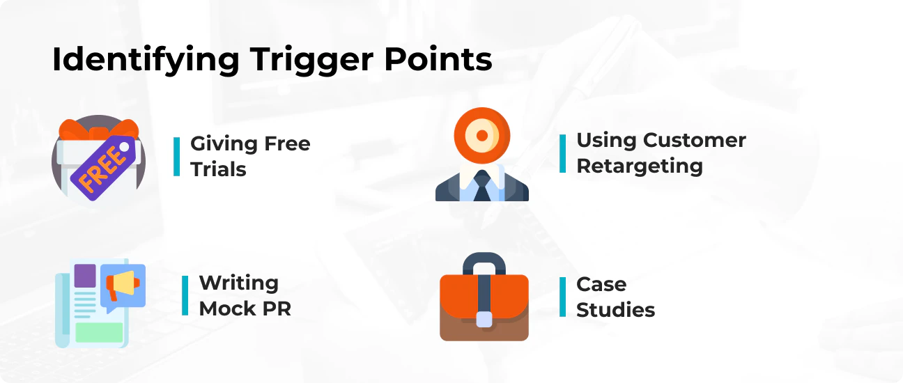 Identifying customer trigger points
