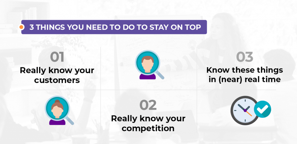 3 things you need to do to stay on top