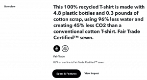 This 100% recycled T-shirt
